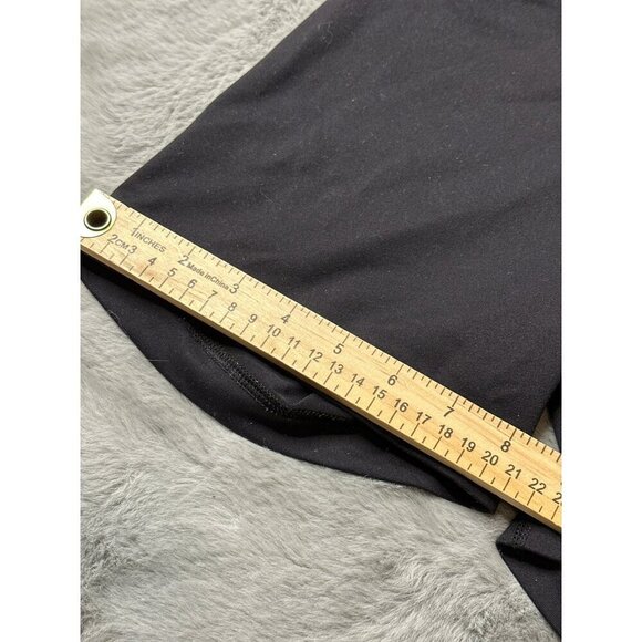 90 Degree By Reflex Women's Small Black Stretch Mid-Rise Biker Shorts - Picture 5 of 7